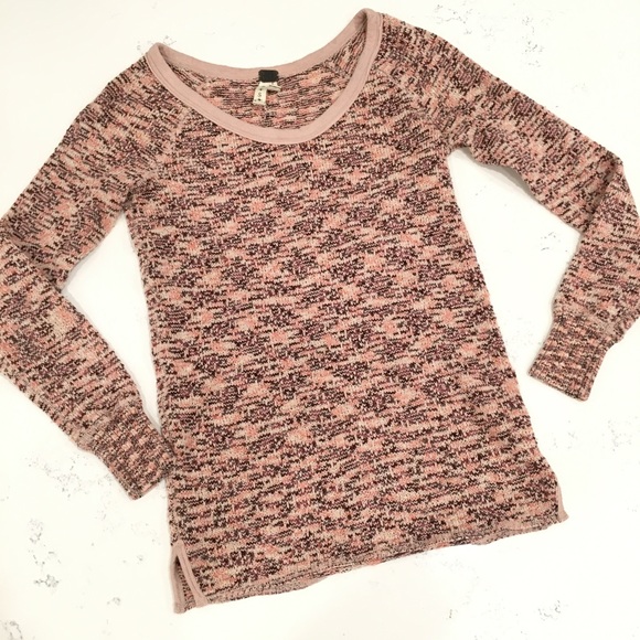Free People Sweaters - Free People Multi Marled Knit Pullover Sweater